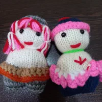 عروسک بافتنی (برای کمک به زن خانه دار)