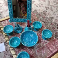 سفره هفت سین سالم وکامل|صنایع دستی و سایر لوازم تزئینی|شیراز, صاحب الزمان|دیوار