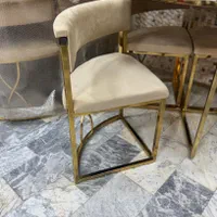 میزناهاخوری فلزی کمجا پشت ‌پارچه راحتی|میز و صندلی غذاخوری|کرمانشاه, |دیوار