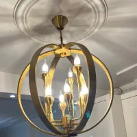 دو عدد لوستر وارداتی هشت شعله و نه شعله کاملا نو|لوستر و چراغ آویز|تهران, نارمک|دیوار