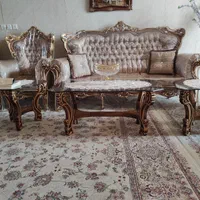 فروش مبل استیل9نفره|مبلمان خانگی و میز عسلی|اصفهان, فردوان|دیوار
