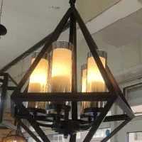 لوستر۴شعله دیاموند