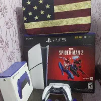 اسلیم ps5همراه با دو دسته +کیف