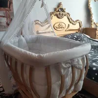 تخت نوزاد کنار مادر / جنس چوب ترک