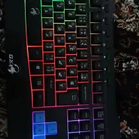 کیبورد گیمینگ RGB GX Gaming سالم و تمیز