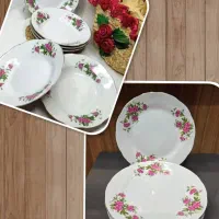 چینی گل سرخی|ظروف سرو و پذیرایی|دهدشت, |دیوار