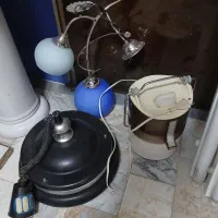 سه عدد مهتابی،دو عدد لوستر،آب میوه گیر