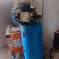 تعدادی وسایل کارگاهی. کمپرسور باد.مشعل.کپسول گاز.