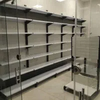 فلزو چوب فلز خالی قفسه بندی