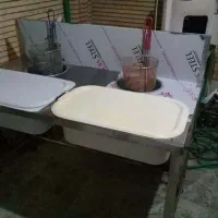 میز بردینگ ۲ لگن و ساندویج ساز ویکتور