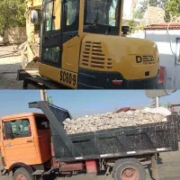 مصالح ساختمانی حمل نخاله و اجاره مینی بیل  و خاور