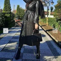 کت چرم زنانه سالم با تخفیف برای خانمها