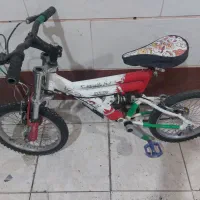 دوچرخه سایز ۱۶ کمک دار تمیز و سالم