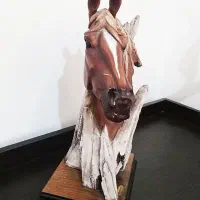 مجسمه اسب پلی استر|مجسمه، تندیس، ماکت|دامغان, |دیوار
