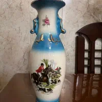 گلدان چینی عتیقه دو طرفه چهل سانت