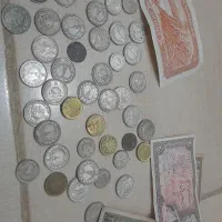 سکه ها محمدرضا شاه و رضا شاه واسکناس