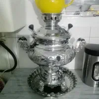 سماورگازی قلمکاری شده  درحد نو