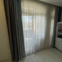 پرده ترک با ۴ دستک مخمل ترک