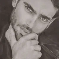 سفارش تابلو چهره سیاه قلم