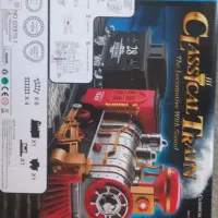 قطار اسباب بازی باطری خور و کیف بچه گانه