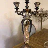 شمعدان پلی استر ۳ شاخه دکوری