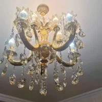 لوستر آبکاری طلایی رنگ ثابت