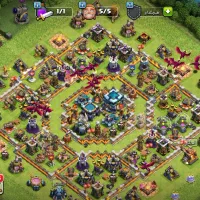 دو عدد اکانت کلش آف کلنز طاق فری فایر