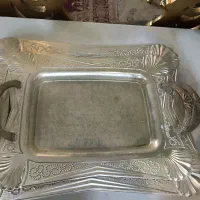 دو عدد سینی|ظروف سرو و پذیرایی|مشهد, شهرک لشکر (شهرک غرب)|دیوار