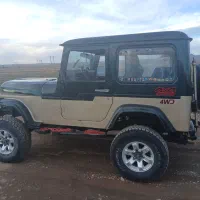 جیپ صحرا|خودرو کلاسیک|سراب, |دیوار