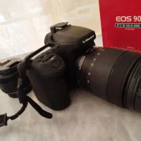 دوربین کنون 90d دست دو در حد نو