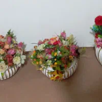 گل های خوشگل که تازه درست شدن