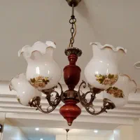 لوستر  پنج شاخه سقفی کار وارداتی