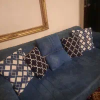 مبل نیم ست یک ۳ نفره و ۲ تا تکی تمیز