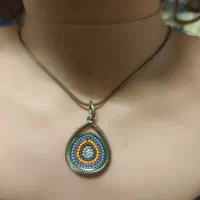 گردنبند ،انگشتر جنس برنج آبکاری طلا