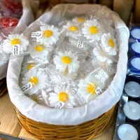 شمع بابونه رو آبی معطر