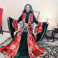 فروش لباس درباری نو همراه با کمر تاج و روسری حجاب|لباس|مشهد, کلاهدوز|دیوار