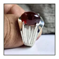 گارنت یاقوت سیلان رکاب نقره دست ساز|بدلیجات|تهران, آذری|دیوار