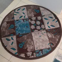 فرش گرد و پادری ست