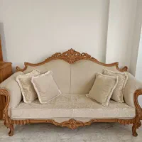 مبل و ناهار خوری 8 نفره چوب راش گرجستان نو نو|مبلمان خانگی و میز عسلی|صدرا-فارس, فاز ۱|دیوار