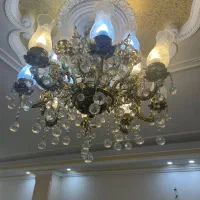 لوستر برنز ۱۶ شعله|لوستر و چراغ آویز|اندیشه, اندیشه فاز ۳|دیوار