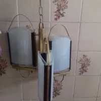 لوستر سه شعله فلزی