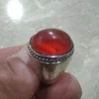 انگشتر عقیق کهنه طوقدار