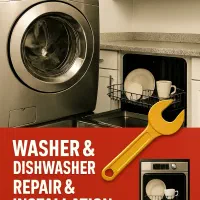 تعمیر و نصب انواع ماشین لباسشویی و ظرفشویی