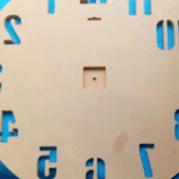 چوب ام دی اف خام برش خورده ساعت مناسب رزین|ساعت دیواری و تزئینی|رشت, کوی مهر|دیوار