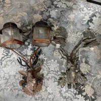 لوستر گازی دیواری قدیمی جنس برنج|لوستر و چراغ آویز|اصفهان, دارک|دیوار