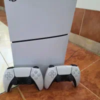 PS5 Slim بسیار تمیز دیسک‌خور دو دسته 1TB