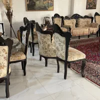 مبل استیل ۹ نفره بامیز ناهار خوری ۵ نفره|مبلمان خانگی و میز عسلی|شیراز, شهرک بهشتی|دیوار