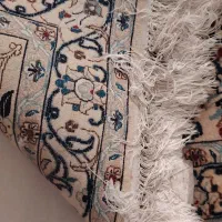 قالی دست‌ بافت نائین گل ابریشم|فرش|کرج, فاز ۱ مهرشهر|دیوار