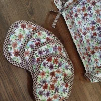 دوخت سرویس آشپزخانه جهیزیه عروس|سفره، حوله، دستمال آشپزخانه|یزد, |دیوار