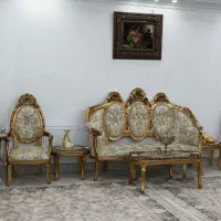 فروش مبل سلطنتی چوب راش روسی بدونه خط وخش درحدنوع